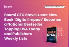 Boomi CEO Steve Lucas’ New Book ‘Digital Impact’ Becomes a National Bestseller, Topping USA Today and Publishers Weekly Lists