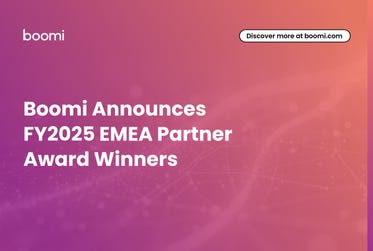 Boomi Announces FY25 EMEA Partner Award Winners