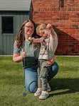 Lanie Bayliss and her son Fletcher