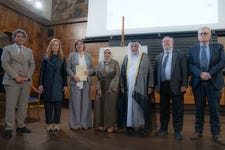 Sharjah Ruler gifts University of Sacred Heart historical manuscript (Photo: AETOSWire)