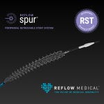 The first and only retrievable stent system that features a self-expanding stent with an integrated dilatation balloon catheter on an over-the-wire system. It is designed for controlled lesion penetration and treatment through a series of radially expandable spikes. Known as Retrievable Scaffold Therapy (RST), the spikes on the Spur Stent penetrate the lesion to increase the acute luminal diameter and modify the lesion morphology to change vessel compliance and reduce vessel recoil effect.