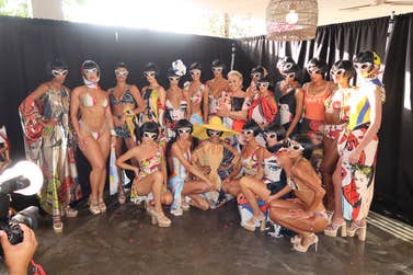 HARTISWIM DESIGNER TESSA HARTMANN CBE BACKSTAGE AT MIAMI SWIM WEEK THE SHOWS 2025