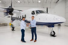 The Cessna SkyCourier Combi configuration kit recently achieved certification from the National Civil Aviation Agency of Brazil (ANAC) and joined the fleet of Brazilian charter company Cleiton Táxi Aéreo (CTA). This marks the first delivery of the SkyCourier into South America. (Photo credit: Textron Aviation)