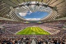 Tottenham Hotspur Stadium, London. Designed by Populous.