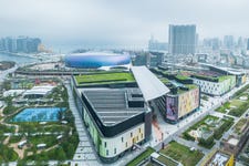 Kai Tak Sports Park, Hong Kong. Designed by Populous.