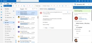 KMS Project CRM and Resco Inspections+ integrated with MS Outlook.