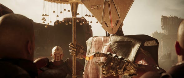 Screenshot from HUXLEY: THE ORACLE.