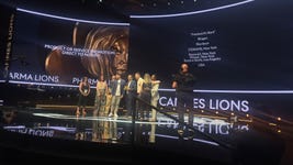 21GRAMS and Biogen take home the Gold Pharma Lion trophy for Friedreich's Back campaign.