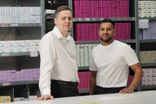 Left to right are Michael Hope (CFO) and Addy Mohammed (Co-founder and CEO) of Simple Online Healthcare (by Stewart Attwood)