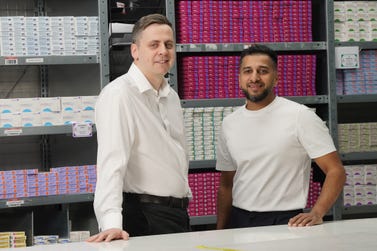 Left to right are Michael Hope (CFO) and Addy Mohammed (Co-founder and CEO) of Simple Online Healthcare (by Stewart Attwood)