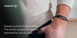EmbraceMini is an ultra-compact health monitoring device, focused on delivering exceptional wearability and high-quality data without compromising sponsor or participant needs. At just 12mm thick and 14mm wide, EmbraceMini is the smallest wristworn actigraphy device for clinical research in the world – the size of a USB flash drive or AA battery.