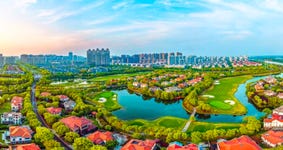 A glimpse of Taicang City, Jiangsu Province, China.