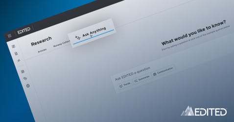 Just ask a question, and Research AI will do the rest.