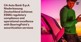 BearingPoint supported CA Auto Bank’s German branch in strengthening its reporting capabilities and positioning itself for future regulatory changes.