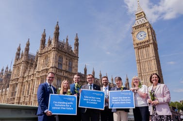 Yorkshire Cancer Research Outside Parliament - June2025