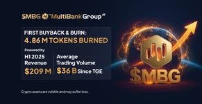 MultiBank Group Completed First $MBG Buyback & Burn, Removing 4.86M Tokens After Record H1 2025 Financial Results.