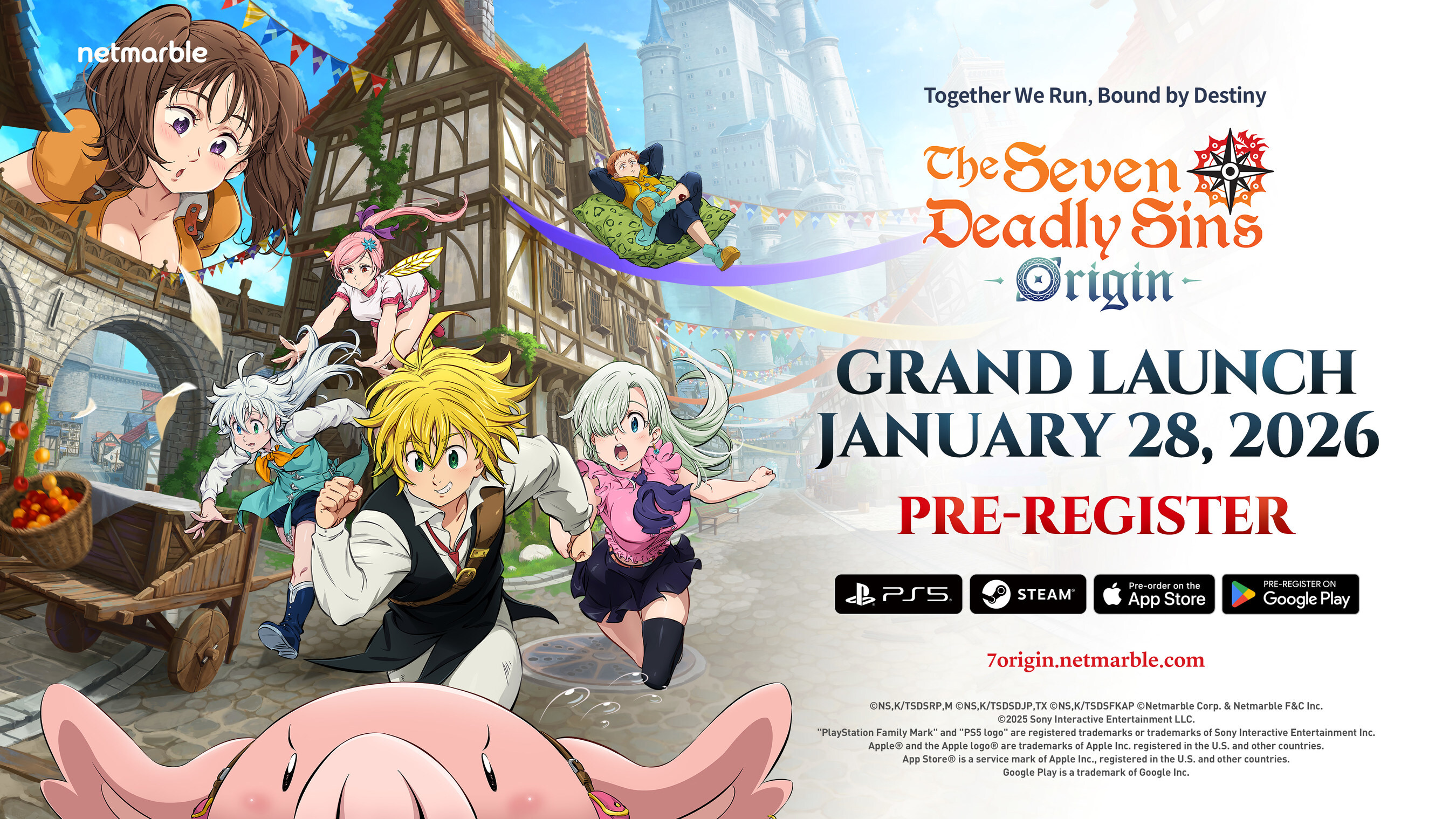 NETMARBLE'S OPEN-WORLD RPG, THE SEVEN DEADLY SINS: ORIGIN, SET FOR