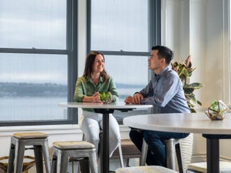 Hanna Asmussen, CEO & Co-Founder of Localyze with Xiao Wang, CEO & Co-Founder of Boundless