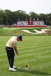Matt Fitzpatrick, competing in Skechers GO GOLF® Blade shoes, helped Team Europe win the 45th Ryder Cup at the Black Course of Bethpage State Park in Farmingdale, New York. Photo credit: Richard Heathcote/Getty Images