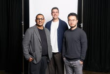Pictured (L-R): Heidi co-founders Waleed Mussa, CFO; Dr. Thomas Kelly, CEO; and Yu Liu, CTO.