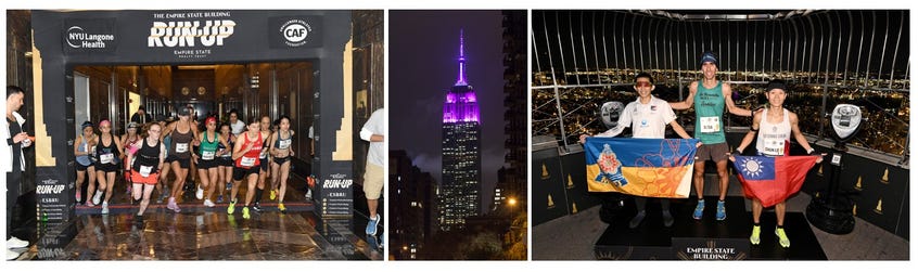 The Empire State Building Hosts Annual Run-Up, Presented by NYU Langone Health and Powered by the Challenged Athletes Foundation