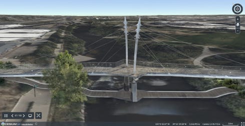 Bentley announced the availability of reality modeling services in Cesium, advancing its open platform for the built and natural environment. (Image courtesy of Bentley Systems)