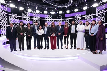 Guest speakers and participating students gather on the Doha Debates stage to discuss a fundamental question “Should ancient wisdom guide today’s societies?” — part of the show’s exploration of timeless questions shaping our world today. (Photo: AETOSWire)