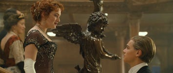 The iconic “cherub” with Leonardo DiCaprio & Kate Winslet in James Cameron’s “TITANIC”.