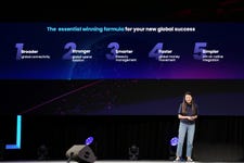 WorldFirst CEO Clara Shi unveiled the new enterprise solution at Ant International’s Global Voyage Event in Singapore