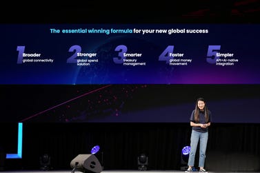 WorldFirst CEO Clara Shi unveiled the new enterprise solution at Ant International’s Global Voyage Event in Singapore