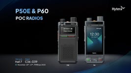 Hytera unveiled new PoC radios P50E & P60 at PMRExpo 2025.