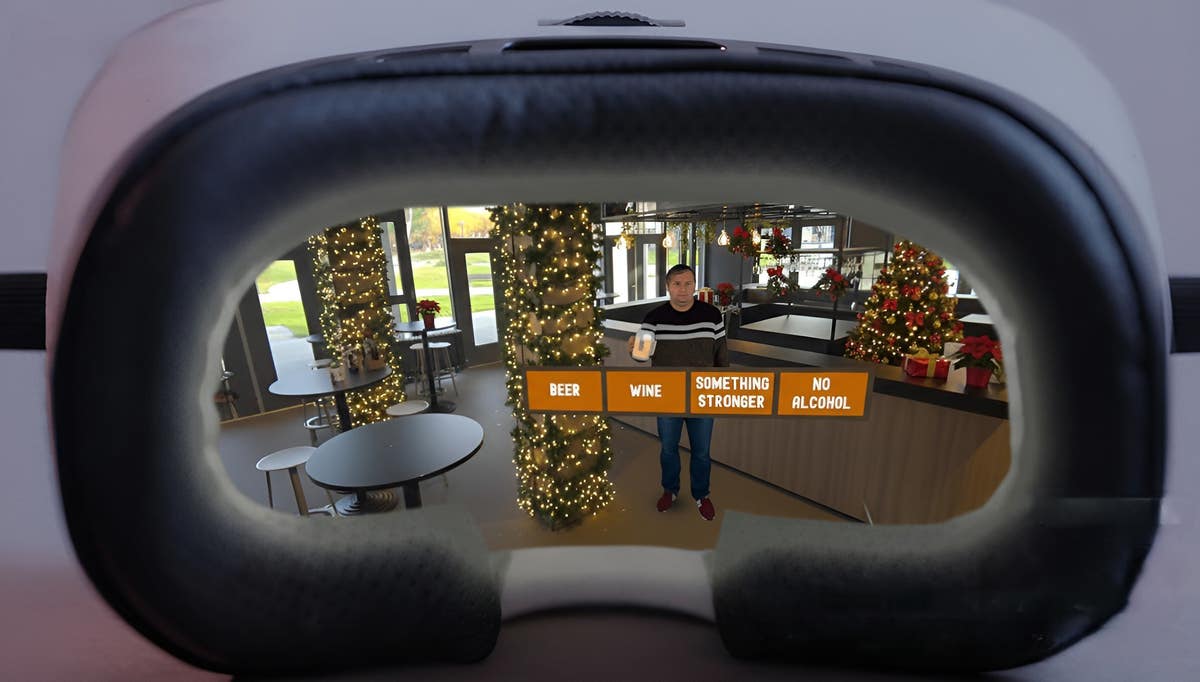 Breda University develops VR tool to withstand alcohol temptation during festive season