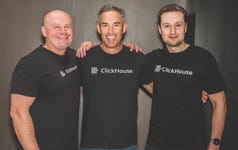 ClickHouse Co-Founders (left to right): Yury Izrailevsky, Aaron Katz, Alexey Milovidov