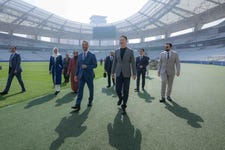 Sultan bin Ahmed visits Shanghai Film Studios, Film Park and Stadium (Photo: AETOSWire)