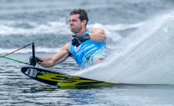 GB waterskier Freddie Winter will compete at the Moomba Masters in Australia from 7 March 2026. Issue date: 1 March 2026. Image credit: Johnny Hayward