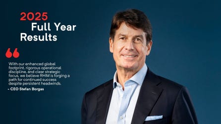 Stefan Borgas, Chief Executive Officer of RHI Magnesita, commenting on the Group’s 2025 Full Year Results.