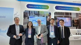 450Connect Delegate led by Matthias Groß visited Hytera Stand during MWC2026