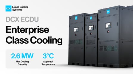 DCX ECDU, the new generation of Enterprise Coolant Distribution Units dedicated to HPC and AI deployments.