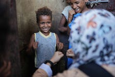 In Yemen thousands of children like Fawaz recover from acute malnourishment.