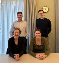 Matt Barwell (top left), Rich Schofield (top right), Karen Betts (bottom left) & Rachel Childs (bottom right)