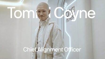 Tommi Coyne, an AI-generated character built to guide crypto investors from fear to clarity.