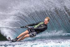 James Cosgrove (16), one of 3 siblings who will compete at the 2026 World Under 17 Waterski Championships in Argentina. Issue date: 23 March 2026. Photo credit: James Elliott