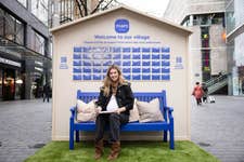 EDITORIAL USE ONLY Podcaster Hannah Cooper-Dommett unveils the MAM Baby ‘Be the Village’ installation in Liverpool, featuring a collection of 50 letters from mums across the country addressed to the next generation of parents, highlighting the realities of first-time motherhood. Picture date: Tuesday March 24, 2026. PA Photo. The campaign marks the 50th anniversary of the baby products manufacturer and follows research revealing that mums in the North-West of England rated the size and quality of their support networks the lowest.
