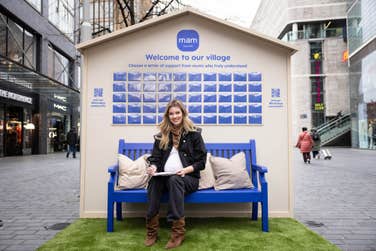 EDITORIAL USE ONLY Podcaster Hannah Cooper-Dommett unveils the MAM Baby ‘Be the Village’ installation in Liverpool, featuring a collection of 50 letters from mums across the country addressed to the next generation of parents, highlighting the realities of first-time motherhood. Picture date: Tuesday March 24, 2026. PA Photo. The campaign marks the 50th anniversary of the baby products manufacturer and follows research revealing that mums in the North-West of England rated the size and quality of their support networks the lowest.