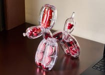 Balloon Dog Speaker Chromatic Red — 360° sound