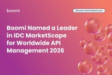 Boomi Named a Leader in IDC MarketScape for Worldwide API Management 2026