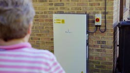 Undated handout image of Janet (no surname) of Knaresborough, North Yokrshire, who is taking part in a domestic battery trial with E.ON Next and Northern Powergrid