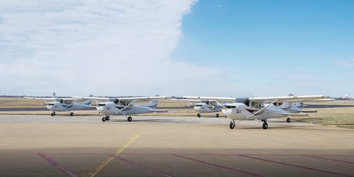 Factory-new Cessna Skyhawks (Model 172) to take flight as Textron Aviation names five 2026 Top Hawk recipients—helping train the next generation of pilots