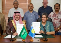 Saudi Fund for Development Signs USD 15 Million Agreement with the Republic of Palau to Drive Local Economic Growth (Photo: AETOSWire)