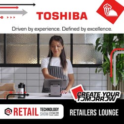 The Lounge at the Retail Technology Show will also feature Toshiba’s Innovation Zone, an interactive space with demonstrations focusing on hospitality, convenience and specialty environments.